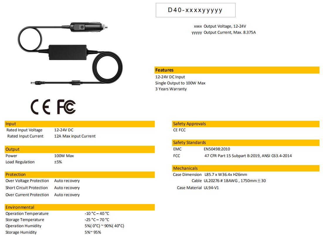 100W Vehicle Charger - Shenzhen Huikeyuan Co.,Ltd